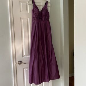 Woman’s, size 2, plum color bridesmaid dress.